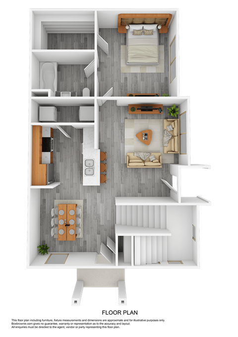 1 bed 1 bath B at Province of Briarcliff Apartments, Missouri, 64118